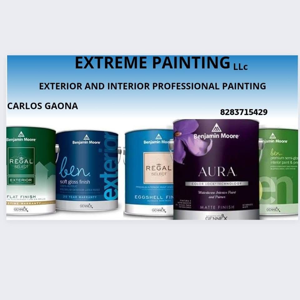 Extreme Painting LLC — exterior and interior professional painting, Carlos Gaona, 828 371 5429